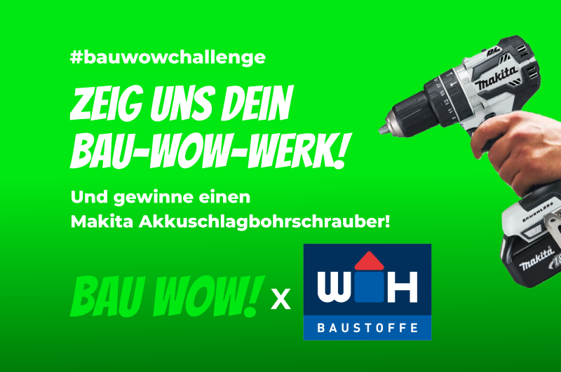 BauWow BauWowChallenge Wettbewerb Mach mit